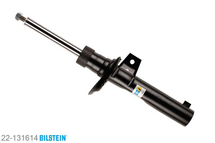22-131614, Bilstein B4  Gas Schokdemper vooras, Audi A3 (8P1), "1.2 TSI,  1.4 TFSI,  1.6,  1.6 FSI,  1.6 TDI,1.8 T,  1.8 TFSI,  1.8 TFSI quattro,1.9 TDI,  2.0,  2.0 FSI,  2.0 TDI,2.0 TDI 16V,  2.0 TDI 16V quattro,2.0 TDI quattro,  2.0 TFSI,2.0 TFSI quattro,  3.2 V6 quattro", 07/2003-08/2012, with standard chassis, without electronic suspension control, mark: G07, G08 / Front axle strutdiameter 55 mm, Standaard lengte, geschikt voor gebruik met verlagingsveren tot -30mm