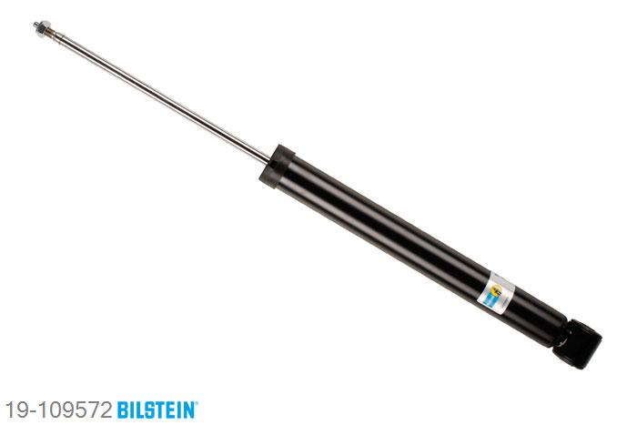 19-109572, Bilstein B4  Gas Schokdemper achteras, Audi A1, 1.2 TFSI,  1.4 TFSI,  1.6 TDI,  2.0 TDI, 05/2010-, Standaard lengte, geschikt voor gebruik met verlagingsveren tot -30mm