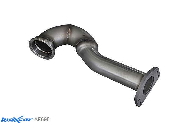 IX AF695, Abarth 695 TRIBUTO FERRARI (180PK) 2009-  Diameter 48mm, Inoxcar Catalyst replacement pipe Stainless steel, Without E.E.C. homologation