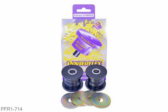 PFR1-714, Alfa Romeo GTV and Spider 2.0 and V6, 916 (1995-2005), Rear Lower Spring Mount Outer These bushes include 2 Top Hat bushes, sleeve and two washers.  The washers should be fitted to the outside of the top hats to support the bush in place., 2 stuk(s) benodigd  per auto, 2 stuk(s) in verpakking, prijs per set van 2 stuk(s)