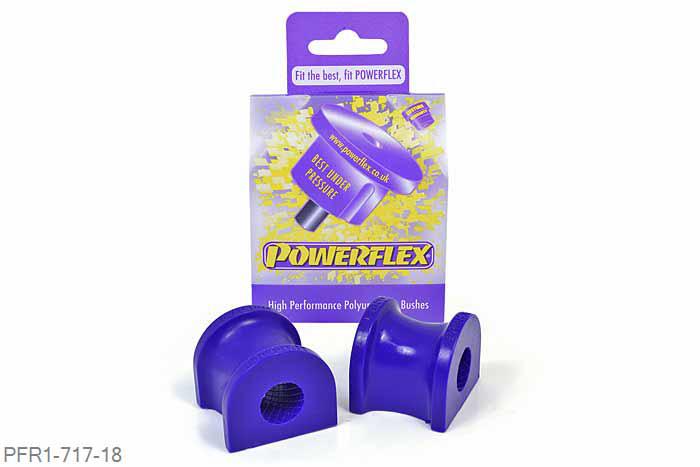 PFR1-717-18, Alfa Romeo GTV and Spider 2.0 and V6, 916 (1995-2005), Rear Anti Roll Bar Bush 18mm  18mm, 2 stuk(s) benodigd  per auto, 2 stuk(s) in verpakking, prijs per set van 2 stuk(s)