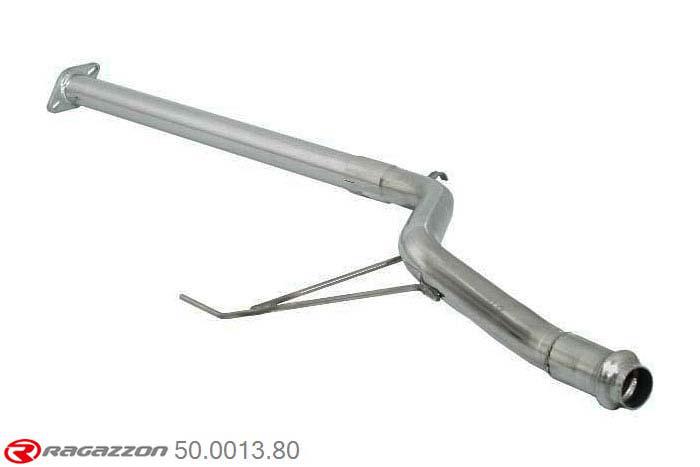 50.0013.80, Alfa Romeo 146 2.0 - Twin Spark 05/1996 - 05/1997, Stainless steel centre pipe group NCut of the original centre silencer towards the rear silencer. The installation on the original rear silencer requires a modification of the original coupling. pipe outer diameter 54mm