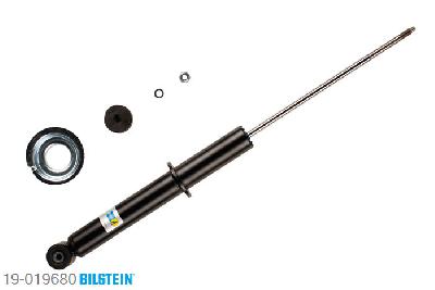 19-019680, Bilstein B4  Gas Schokdemper achteras, Audi 90 (89, 89Q, 8A, B3), 1.6 TD,  2.0,  2.0 20 V,  2.2 E,  2.3 E, 04/1987-09/1991, with standard chassis / Front axle strutdiameter 50 mm, Standaard lengte, geschikt voor gebruik met verlagingsveren tot -30mm