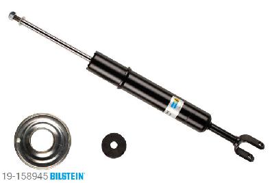 19-158945, Bilstein B4  Gas Schokdemper vooras, Audi A4 (8EC), "1.6,  1.8 T,  1.8 T quattro,  1.9 TDI,  2.0,2.0 FSi,  2.0 GL,  2.0 TDI,  2.0 TDI 16V,2.0 TDI quattro,  2.0 TFSI,2.0 TFSI quattro,  2.5 TDI,  2.7 TDI,  3.0,3.0 quattro,  3.0 TDI quattro,  3.2 FSI,3.2 FSI quattro", 11/2004-06/2008, with standard chassis, Standaard lengte, geschikt voor gebruik met verlagingsveren tot -30mm