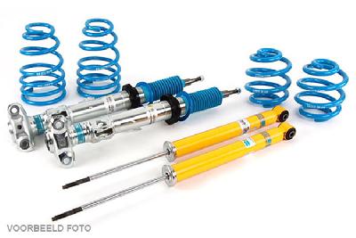 47-169289, Bilstein B14  PSS Schroefset, Audi A4 Avant (8E5, B6), "1.6,  1.8 T,  1.8 T quattro,  1.9 TDI,
1.9 TDI quattro,  2.0,  2.0 FSI,  2.4,
2.5 TDi,  2.5 TDI quattro,  3.0,
3.0 quattro", 04/2001-12/2004, Conditions see certificates / Front axle lowering (expertise): 30-60 mm, axle load to: 1250 kg / Rear axle lowering (expertise): 20-50 mm, axle load to: 1170 kg