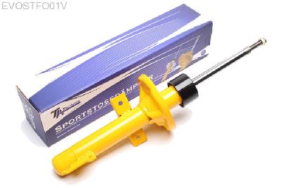 EVOSTFO01V, Sport schokdemper Vooras, Ford Fiesta III (GFJ), Sport shock absorber front axleFord Fiesta GFJ year 89-93, Federbeindurchmesser 44mm, Verlaging tot -40mm mogelijk, Prijs is per stuk ! , aantal ingeven bij bestellen