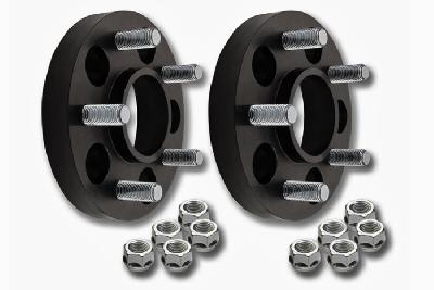 Spacerdikte 25mm, ST spoorverbreders, System A2, 5x114,3 Naafgat 67,1 mm, Mitsubishi, Lancer (CYO), 2007-, 50mm verbreding per as, Set van 2 spoorverbreders incl. bevestigings moeren voor montage op de naaf, Alleen geschikt voor achteras