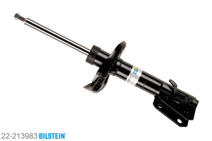 22-213983, Bilstein B4  Gas Schokdemper vooras links, Honda CIVIC VIII Hatchback (FN, FK), 1.4,  1.6,  1.8,  2.2 CTDi, 09/2005-, with standard chassis, Standaard lengte, geschikt voor gebruik met verlagingsveren tot -30mm