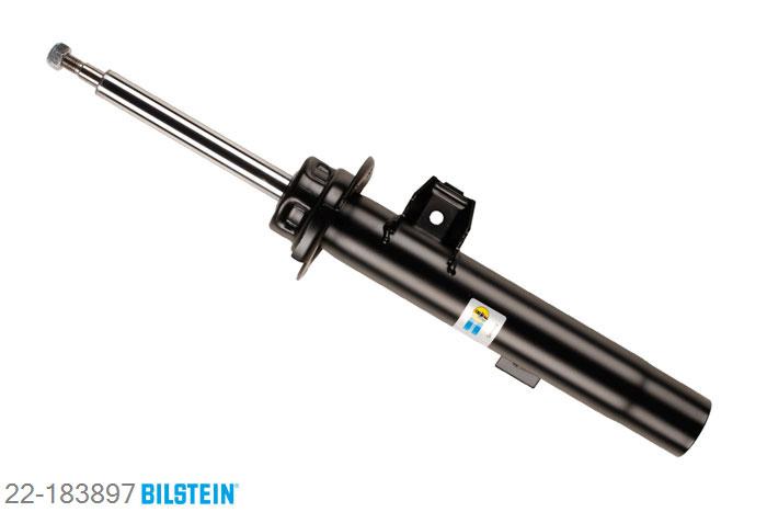 22-183897, Bilstein B4  Gas Schokdemper vooras links, BMW Z4 (E89), "sDrive 18 i,  sDrive20i,  sDrive23i,sDrive28i,  sDrive30i,  sDrive35i,sDrive35is", 09/2010-, without electronic suspension control, Standaard lengte, geschikt voor gebruik met verlagingsveren tot -30mm