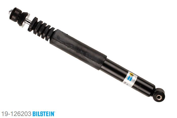 19-126203, Bilstein B4  Gas Schokdemper achteras, Opel CORSA A Hatchback (93_, 94_, 98_, 99_), "1.0,  1.2,  1.2 i,  1.2 N,  1.2 S,  1.3,1.3 GL,  1.3 i,  1.3 S,  1.4 i,  1.4 S,1.4 Si,  1.5 D,  1.5 TD,  1.6 GL", 09/1982-03/1993, Standaard lengte, geschikt voor gebruik met verlagingsveren tot -30mm