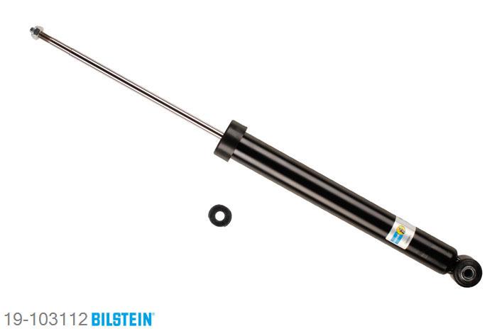 19-103112, Bilstein B4  Gas Schokdemper achteras, BMW 3 Touring (E46), 316 i,  318 d,  318 i, 09/2001-02/2005, with standard chassis, Standaard lengte, geschikt voor gebruik met verlagingsveren tot -30mm