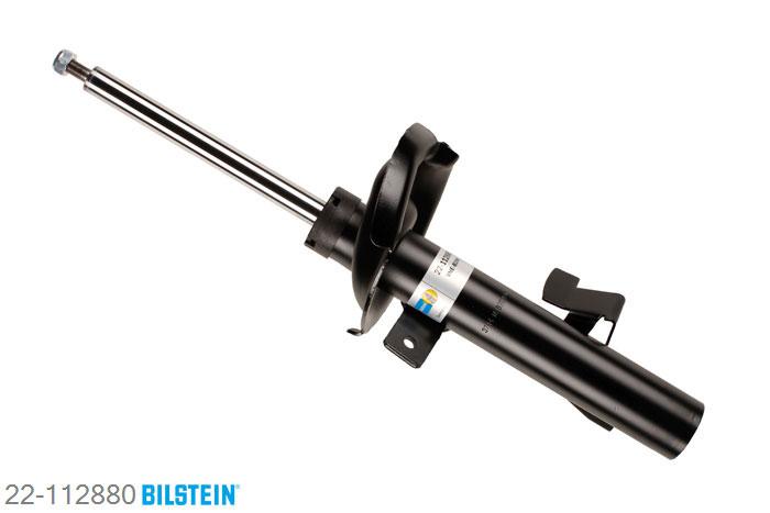 22-112880, Bilstein B4  Gas Schokdemper vooras rechts, Ford FOCUS II (DA_), "1.4,  1.6,  1.6 Flex,  1.6 LPG,  1.6 TDCi,1.6 Ti,  1.8,  1.8 Flexifuel,1.8 Ghia Flexifuel,  1.8 TDCi,  2.0,2.0 Flex,  2.0 LPG,  2.0 TDCi,  2.5 ST", 11/2004-, Standaard lengte, geschikt voor gebruik met verlagingsveren tot -30mm