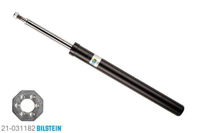 21-031182, Bilstein B4  Gas Schokdemper vooras, BMW 5 (E34), 525 td, 04/1993-09/1995, with sports suspension, without lowered chassis, Standaard lengte, geschikt voor gebruik met verlagingsveren tot -30mm