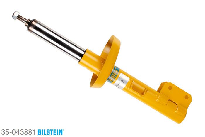 35-043881, Bilstein B8  Sprint - 20mm ingekorte sport Schokdemper vooras, Saab 9-5 Estate (YS3E), 2.0 t,  2.3 t,  2.3 Turbo,  3.0 TiD,  3.0 V6t, 10/1998-, -> CH.Nr.: - YS3ES55CD1 / Front axle fixing hole pitches 58 mm Geschikt voor gebruik met verlagingsveren tot -60mm