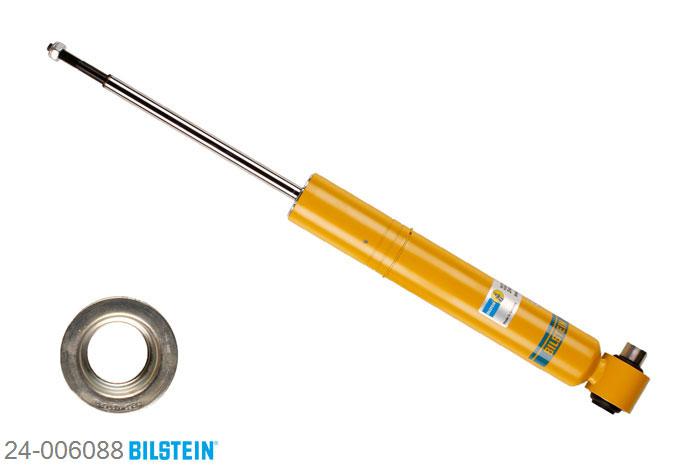 24-006088, Bilstein B6  Sport Schokdemper achteras, BMW 5 (E28), 518,  518 i,  518i,  520 i,  525 i, 06/1981-12/1987, with standard chassis, Standaard lengte, geschikt voor gebruik met verlagingsveren tot -40mm