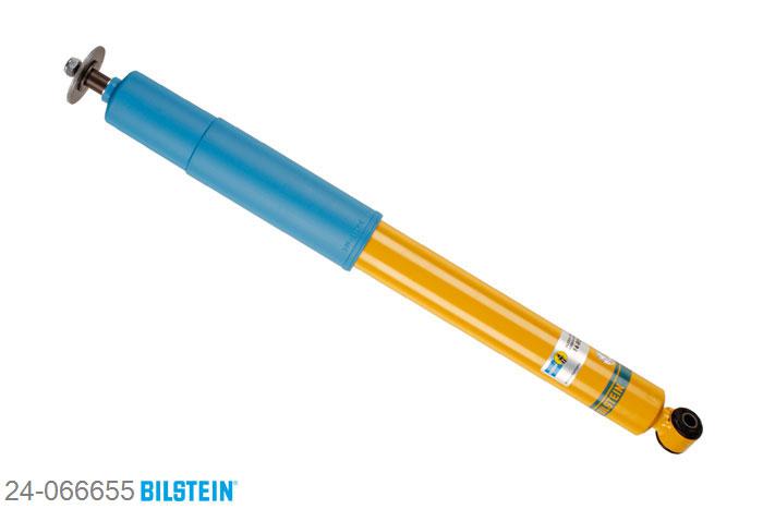 24-066655, Bilstein B6  Sport Schokdemper achteras, Ford FOCUS (DAW, DBW), "1.4 16V,  1.6 16V,  1.6 16V Flexifuel,1.8 16V,  1.8 DI / TDDi,  1.8 TDCi,1.8 Turbo DI / TDDi,  2.0 16V,  ST170", 10/1998-11/2004, Standaard lengte, geschikt voor gebruik met verlagingsveren tot -40mm