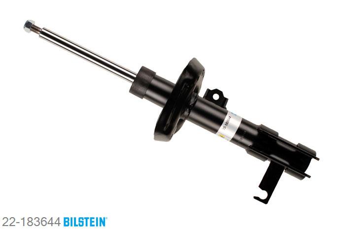 22-183644, Bilstein B4  Gas Schokdemper vooras links, Opel ZAFIRA (P12), "1.4,  1.4 LPG,  1.6 CDTI,  1.6 SIDI,  1.8,1.8 LPG,  2.0 CDTi,  BiTurbo CDTI", 10/2011-, without FlexRide, with standard chassis, Standaard lengte, geschikt voor gebruik met verlagingsveren tot -30mm