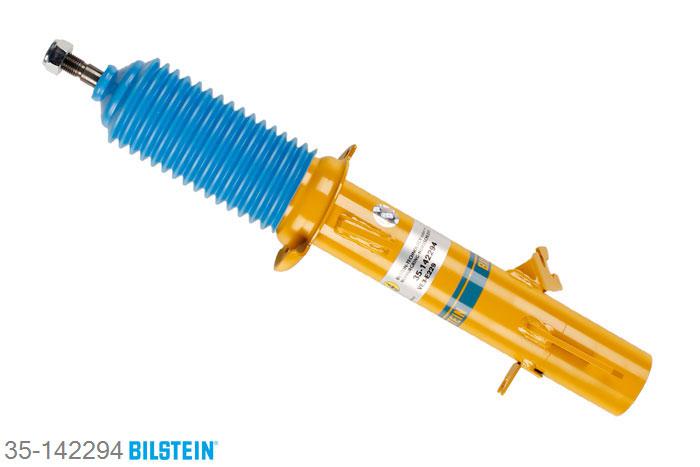 35-142294, Bilstein B8  Sprint - 20mm ingekorte sport Schokdemper vooras rechts, Mini MINI Convertible (R57), "1.6 Cooper,  1.6 Cooper S,  Cooper,  Cooper D,Cooper S,  Cooper SD,  John Cooper Works,One", 03/2008-, with sports suspension, mark: R57, Only in connection with 2x 33 50 6 778 572 Geschikt voor gebruik met verlagingsveren tot -60mm