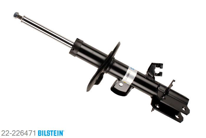 22-226471, Bilstein B4  Gas Schokdemper vooras rechts, Nissan JUKE, 1.5 dCi,  1.6,  1.6 DIG-T, 06/2010-, with standard chassis, Standaard lengte, geschikt voor gebruik met verlagingsveren tot -30mm