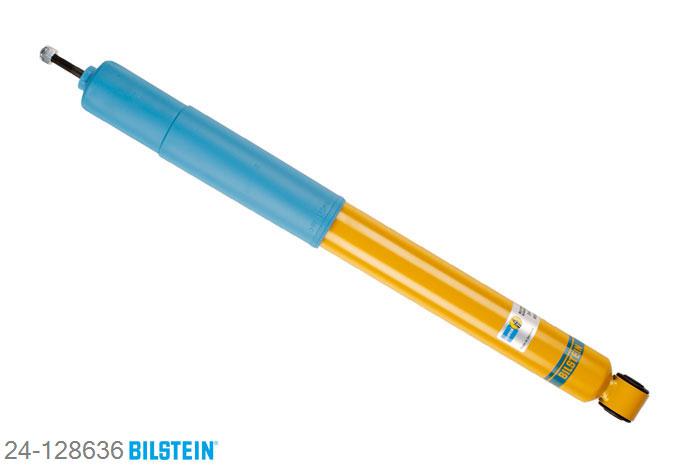 24-128636, Bilstein B6  Sport Schokdemper achteras, Renault CLIO III (BR0/1, CR0/1), "1.2 16V,  1.2 16V Hi-Flex,  1.2 SL,  1.4 16V,1.5 D,  1.5 dCi,  1.6 16V,  1.6 16V GT,1.6 Hi-Flex,  2.0 16V", 01/2005-, Standaard lengte, geschikt voor gebruik met verlagingsveren tot -40mm