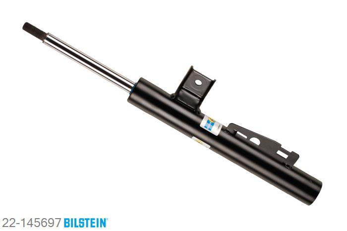 22-145697, Bilstein B4  Gas Schokdemper vooras, Smart FORTWO Cabrio, 0.8 CDi,  1.0,  1.0 Turbo, 01/2007-, Front axle serie production spring seat must be used, Standaard lengte, geschikt voor gebruik met verlagingsveren tot -30mm