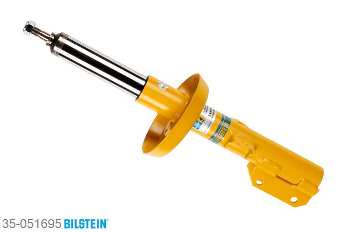 35-051695, Bilstein B8  Sprint - 20mm ingekorte sport Schokdemper vooras, Saab 9-5 (YS3E), "1.9 TiD,  2.0,  2.0 T,  2.0 t BioPower,2.2 TiD,  2.3,  2.3 t BioPower,  2.3 Turbo", 11/2005- Geschikt voor gebruik met verlagingsveren tot -60mm