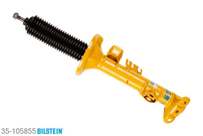 35-105855, Bilstein B6  Sport Schokdemper vooras links, BMW 3 (E36), M3 3.0,  M3 3.2, 08/1994-02/1998, Country Vers. Shorten by, Standaard lengte, geschikt voor gebruik met verlagingsveren tot -40mm