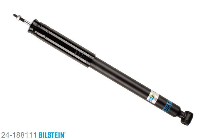 24-188111, Bilstein B4  Gas Schokdemper achteras, Mercedes C-CLASS T-Model (S203), "C 180,  C 180 Kompressor,  C 200 CDI,C 200 CGI Kompressor,  C 200 Kompressor,C 220 CDI,  C 230,  C 230 Kompressor,C 240,  C 270 CDI,  C 280,  C 320,C 320 CDI,  C 350", 03/2001-08/2007, with off-road suspension, Standaard lengte, geschikt voor gebruik met verlagingsveren tot -30mm
