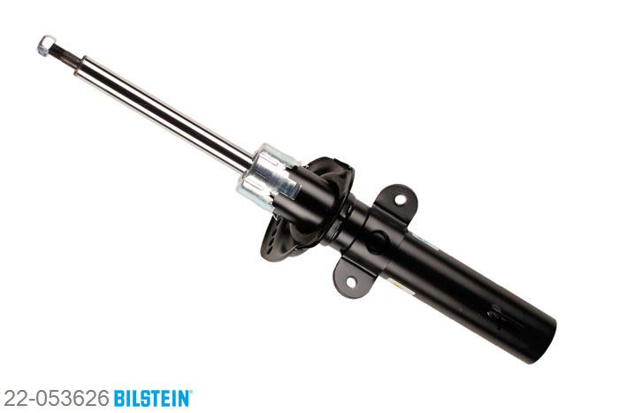 22-053626, Bilstein B4  Gas Schokdemper vooras, Jaguar X-TYPE Estate, 2.0 D,  2.0 V6,  2.2 D,  2.5,  3.0, 11/2003-12/2009, with sports suspension, all-wheel drive, Standaard lengte, geschikt voor gebruik met verlagingsveren tot -30mm