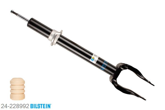 24-228992, Bilstein B4  Gas Schokdemper vooras, Mercedes AMG M-CLASS (166), "ML 250 CDI BlueTec 4-matic,ML 350 BlueEfficiency 4-matic,ML 350 BlueTec 4-matic,  ML 350 CDI 4-matic,ML 500 4-matic,  ML 63 AMG 4-matic", 06/2011-, with standard chassis, with coil-spring suspension, Standaard lengte, geschikt voor gebruik met verlagingsveren tot -30mm