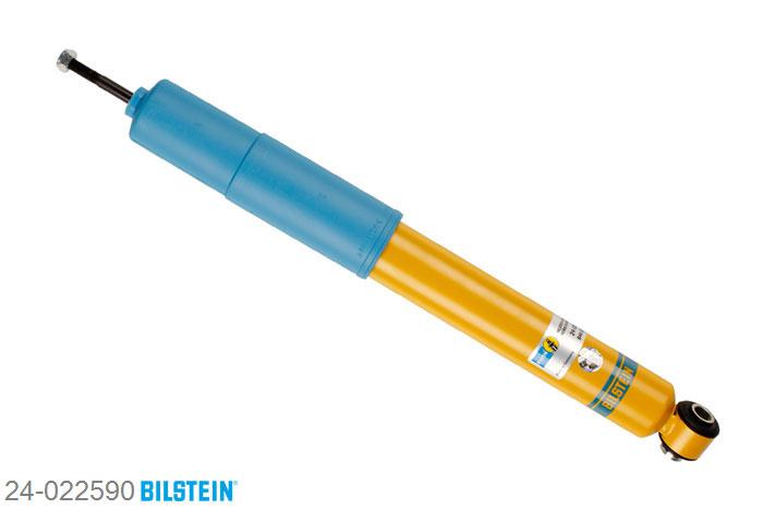 24-022590, Bilstein B8  Sprint - 20mm ingekorte sport Schokdemper achteras, Opel OMEGA A Estate (66_, 67_), "1.8,  1.8 N,  1.8 S,  2.0,  2.0 i,  2.3 D,2.3 TD,  2.3 TD Interc.,  2.4 i,  2.6,2.6 i,  3.0,  3.0 24V,  3.0 CAT", 03/1987-04/1994, without ride height adjustment Geschikt voor gebruik met verlagingsveren tot -60mm
