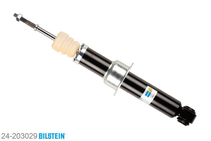 24-203029, Bilstein B4  Gas Schokdemper achteras, Jaguar XF, "2.7 D,  3.0,  3.0 D,  4.2,  4.2 Kompressor,5.0,  5.0 Kompressor", 03/2008-, without electronic suspension control, Standaard lengte, geschikt voor gebruik met verlagingsveren tot -30mm
