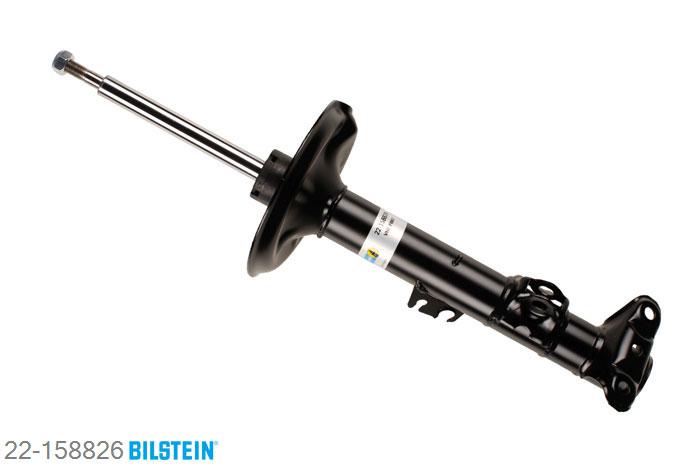 22-158826, Bilstein B4  Gas Schokdemper vooras rechts, BMW Z3, 1.8,  1.9,  2.0,  2.2,  2.8, 10/1995-07/2000, with standard chassis, Standaard lengte, geschikt voor gebruik met verlagingsveren tot -30mm