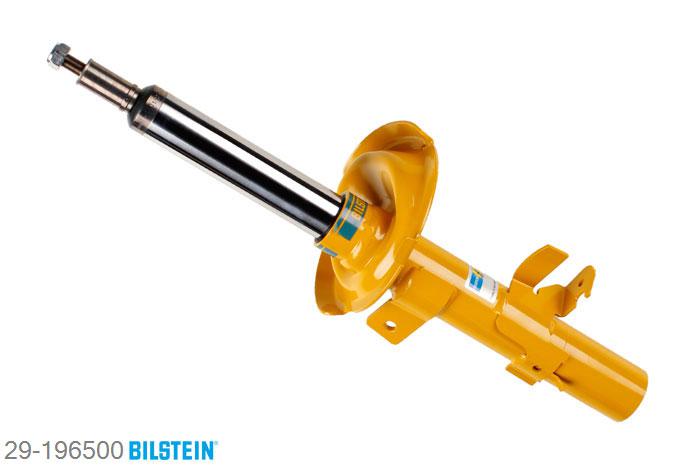 29-196500, Bilstein B6  Sport Schokdemper vooras links, Ford FOCUS III, "1.0 EcoBoost,  1.6,  1.6 EcoBoost,1.6 Flexifuel,  1.6 LPG,  1.6 TDCi,  1.6 Ti,2.0 TDCi", 04/2011-, with standard chassis, Standaard lengte, geschikt voor gebruik met verlagingsveren tot -40mm