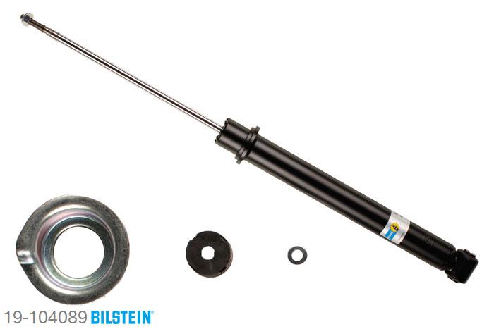 19-104089, Bilstein B4  Gas Schokdemper achteras, Ford FIESTA IV (JA_, JB_), 1.0 i,  1.25 i 16V,  1.3,  1.3 i,  1.4 i 16V, 04/1996-01/2002, Standaard lengte, geschikt voor gebruik met verlagingsveren tot -30mm
