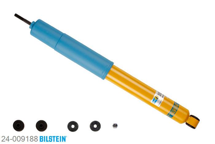 24-009188, Bilstein B6  Sport Schokdemper achteras, Opel KADETT C, 1.0,  1.2,  1.2 S,  1.6 S, 08/1973-07/1979, mark: Rallye / Front axle Length: 458 mm, charakteristic: 156/64 / Rear axle charakteristic: 98/36, Length: 652 mm, Standaard lengte, geschikt voor gebruik met verlagingsveren tot -40mm