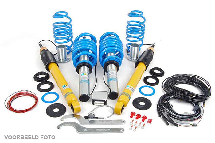 49-151282, Bilstein B16  iRC Schroefset electronisch demping instelbaar, Audi A4 (8K2), "1.8 TFSI,  1.8 TFSI quattro,  2.0 TDi,2.0 TDI quattro,  2.0 TFSi,2.0 TFSI flexible fuel,2.0 TFSI flexible fuel quattro,2.0 TFSI quattro,  2.7 TDI,  3.0 TDI,3.0 TDI quattro,  3.0 TFSI quattro,3.2 FSI,  3.2 FSI quattro", 11/2007-, without electronic suspension control, Conditions see certificates / Front axle lowering (expertise): 20-50 mm, axle load to: 1245 kg / Rear axle lowering (expertise): 30-50 mm, axle load to: 1225 kg