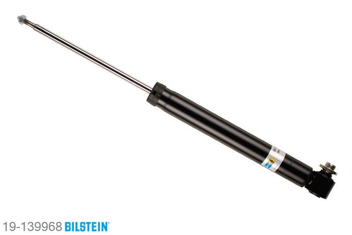 19-139968, Bilstein B4  Gas Schokdemper achteras, Audi A6 (4F2), "2.0 TDI,  2.0 TFSI,  2.4,  2.4 quattro,2.7 TDI,  2.7 TDI quattro,  2.8 FSI,2.8 FSI quattro,  3.0,  3.0 quattro,3.0 TDi PF,  3.0 TDI quattro,3.0 TFSI quattro,  3.2 FSI,3.2 FSI quattro,  4.2 FSI quattro,4.2 quattro", 05/2004-03/2011, without ride height adjustment, without pneumatic suspension, Standaard lengte, geschikt voor gebruik met verlagingsveren tot -30mm