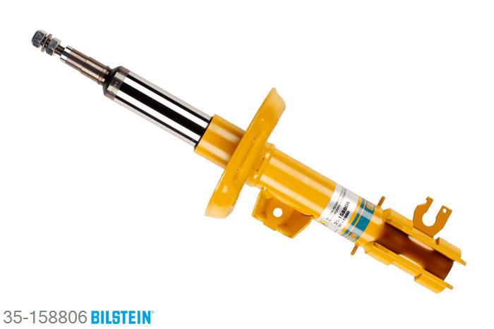 35-158806, Bilstein B8  Sprint - 20mm ingekorte sport Schokdemper vooras rechts, Alfa Romeo MITO (ZAR 955), "0.9,  1.3 JTDM,  1.4,  1.4 TB,  1.4 Turbo,1.6 JTDM", 09/2008-, Front axle Length: 543 mm / Rear axle Length: 645 mm Geschikt voor gebruik met verlagingsveren tot -60mm