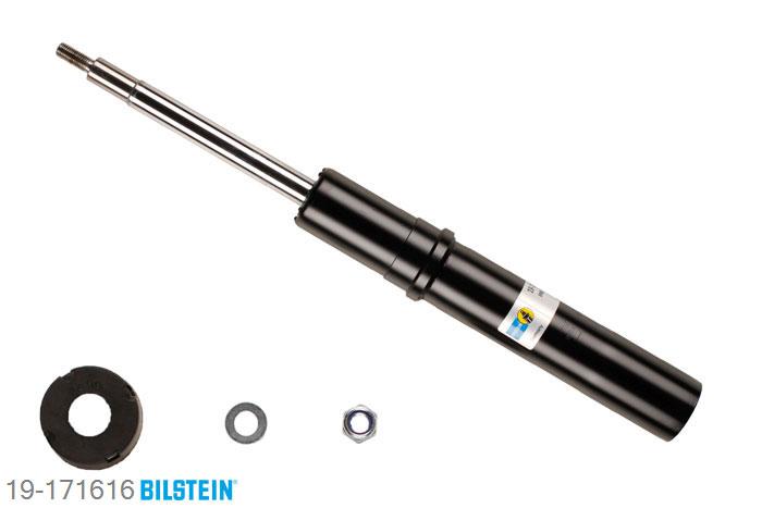 19-171616, Bilstein B4  Gas Schokdemper vooras, Audi A4 Avant (8K5), "1.8 FSi,  1.8 TFSI,  1.8 TFSI quattro,2.0 TDI,  2.0 TDI quattro,  2.0 TFSI,2.0 TFSI flexible fuel,2.0 TFSI flexible fuel quattro,2.0 TFSI quattro,  2.7 TDi,  3.0 TDI,3.0 TDI quattro,  3.0 TFSI quattro,3.2 FSI,  3.2 FSI quattro", 04/2008-, with sports suspension, without electronic suspension control, Standaard lengte, geschikt voor gebruik met verlagingsveren tot -30mm