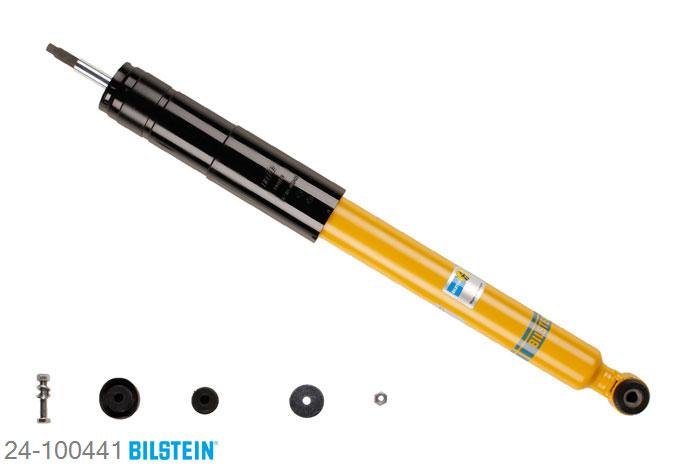 24-100441, Bilstein B6  Sport Schokdemper achteras, Mercedes E-CLASS Convertible (A124), E 200,  E 220,  E 320, 06/1993-03/1998, with standard chassis, Standaard lengte, geschikt voor gebruik met verlagingsveren tot -40mm