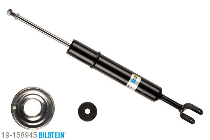 19-158945, Bilstein B4  Gas Schokdemper vooras, Audi A4 Avant (8ED), "1.6,  1.8 T,  1.8 T quattro,  1.9 TDI,  2.0,2.0 FSi,  2.0 TDI,  2.0 TDI 16V,2.0 TDI quattro,  2.0 TFSI,2.0 TFSI quattro,  2.5 TDI,  2.7 TDi,  3.0,3.0 quattro,  3.0 TDI quattro,  3.2 FSI,3.2 FSI quattro", 11/2004-06/2008, with standard chassis, Standaard lengte, geschikt voor gebruik met verlagingsveren tot -30mm