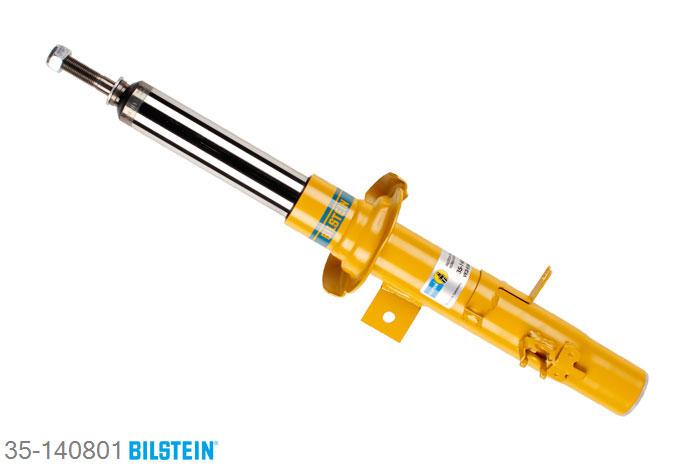 35-140801, Bilstein B6  Sport Schokdemper vooras rechts, Peugeot 1007 (KM_), 1.4,  1.4 16V,  1.4 HDi,  1.6 16V,  1.6 HDi, 04/2005-, with standard chassis, Standaard lengte, geschikt voor gebruik met verlagingsveren tot -40mm