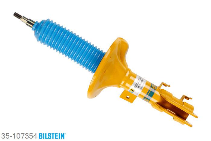 35-107354, Bilstein B6  Sport Schokdemper vooras links, Hyundai COUPE (GK), 1.6 16V,  2.0,  2.0 GLS,  2.7 V6, 08/2001-08/2009, with standard chassis, Standaard lengte, geschikt voor gebruik met verlagingsveren tot -40mm