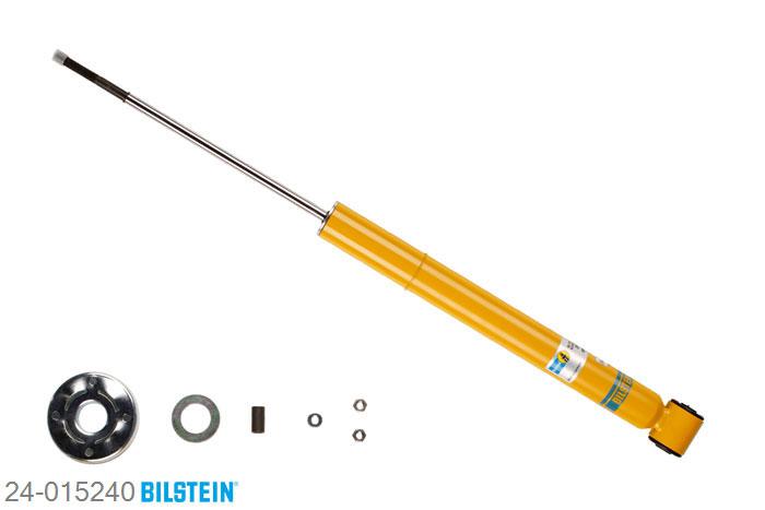 24-015240, Bilstein B6  Sport Schokdemper achteras, VW GOLF III (1H1), "1.0,  1.3 CL,  1.4,  1.6,  1.8,  1.9 D,1.9 SDI,  1.9 TD,GTD,  1.9 TDI,  2.0,2.0 GL,  2.0 GTI 16V,  2.8 VR6", 01/1992-09/1997, for vehicles with Plusachse only, mono-tube, Standaard lengte, geschikt voor gebruik met verlagingsveren tot -40mm