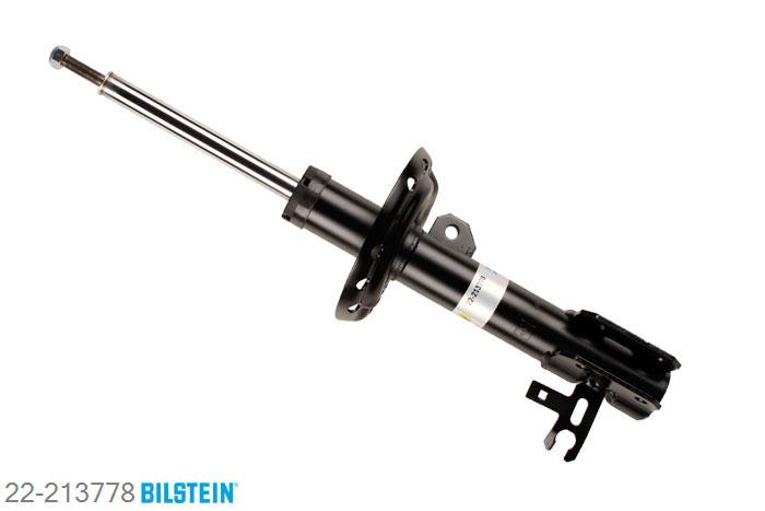 22-213778, Bilstein B4  Gas Schokdemper vooras links, Opel MERIVA B, 1.3 CDTI,  1.4,  1.4 ecoFlex,  1.7 CDTI, 06/2010-, with standard chassis, with off-road suspension, Standaard lengte, geschikt voor gebruik met verlagingsveren tot -30mm