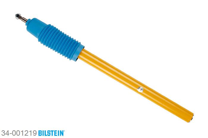 34-001219, Bilstein B6  Sport Schokdemper vooras, BMW 3 (E21), "315,  316,  318,  318 i,  320,  320 i,  320/6,323 i", 01/1978-03/1984, Front axle strutdiameter 45 mm, Standaard lengte, geschikt voor gebruik met verlagingsveren tot -40mm