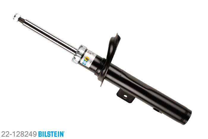 22-128249, Bilstein B4  Gas Schokdemper vooras links, Peugeot 607 (9D, 9U), "2.0,  2.0 HDi,  2.2 16V,  2.2 HDI,2.7 HDi 24V,  3.0 V6 24V", 02/2000-, with standard chassis, Standaard lengte, geschikt voor gebruik met verlagingsveren tot -30mm