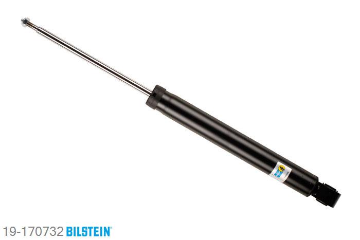 19-170732, Bilstein B4  Gas Schokdemper achteras, Audi Q3, 2.0 TDI,  2.0 TDI quattro,  2.0 TFSI quattro, 06/2011-, with standard chassis, without electronic suspension control, Standaard lengte, geschikt voor gebruik met verlagingsveren tot -30mm