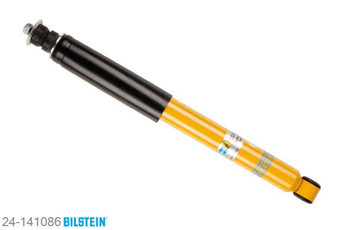 24-141086, Bilstein B6  Sport Schokdemper achteras, Opel CORSA C (F08, F68), "1.0,  1.2,  1.2 Twinport,  1.3 CDTI,  1.4,1.4 Twinport,  1.6,  1.7 CDTI,  1.7 DI,1.7 DTI,  1.8", 09/2000-, with standard chassis / Rear axle thread: M10, Standaard lengte, geschikt voor gebruik met verlagingsveren tot -40mm